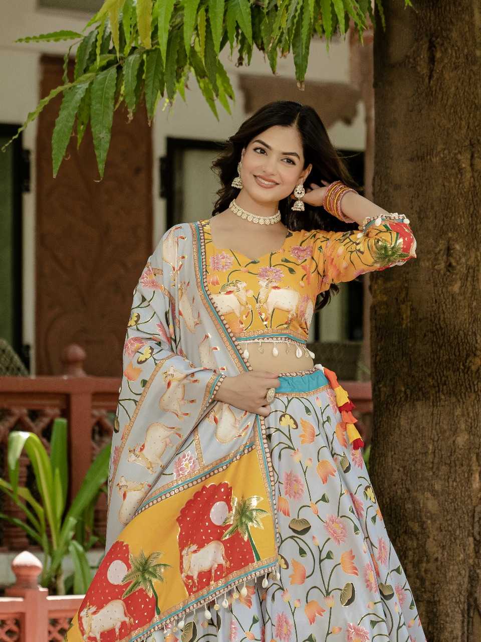 Ynf Crepe Silk RIN197 3076 5851 Lehengas Wholesale Designer Lehenga Fancy Lehenga Bridal Lehenga Manufacturer