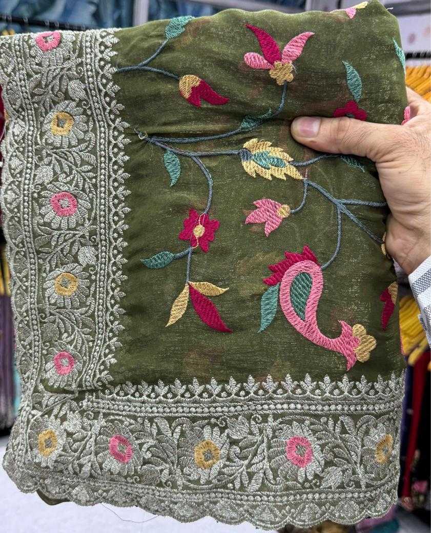 Ynf Crunchi KESH114 4837 Sarees Wholesale Designer Sarees Kashmiri Sarees Zari Border Sarees Manufacturer
