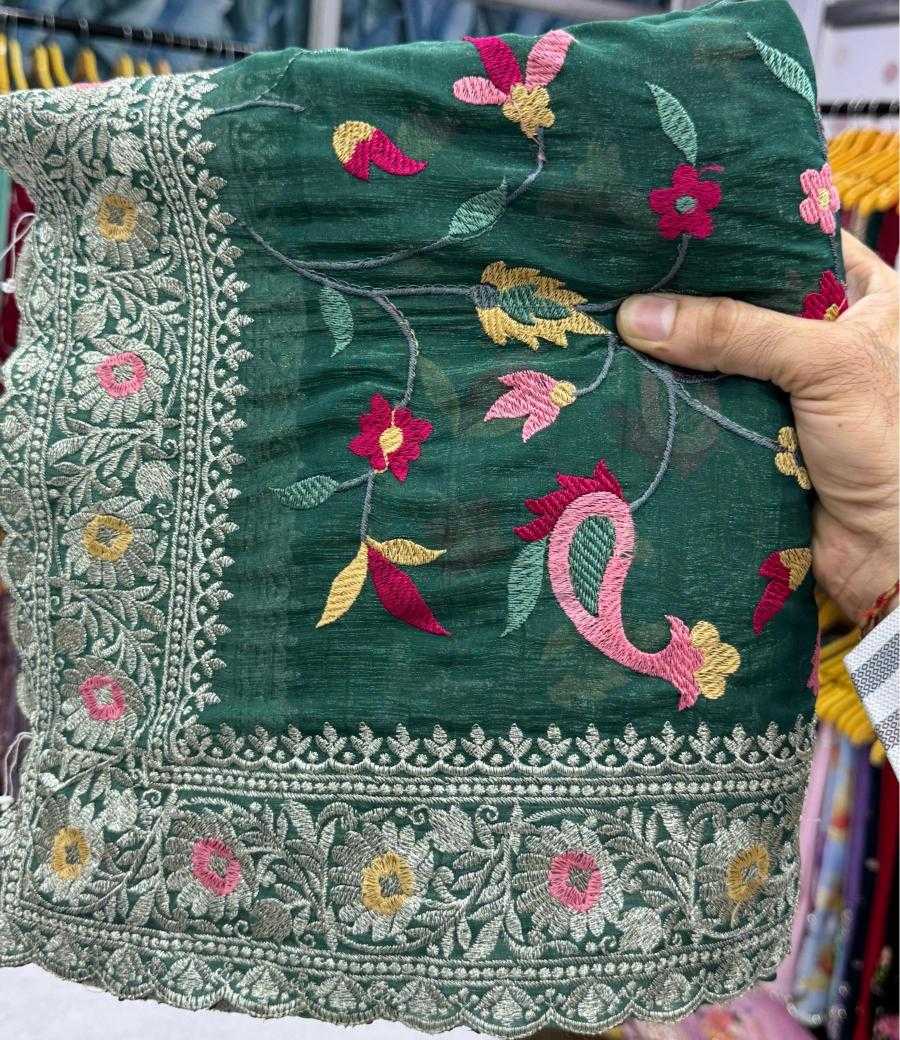 Ynf Crunchi KESH114 4837 Sarees Wholesale Designer Sarees Kashmiri Sarees Zari Border Sarees Manufacturer
