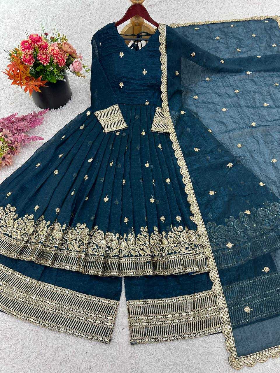 Ynf Crunchi KESH499 521 Suits & Dresses Wholesale Sharara Salwar Suits Anarkali Suits Party wear suits Manufacturer