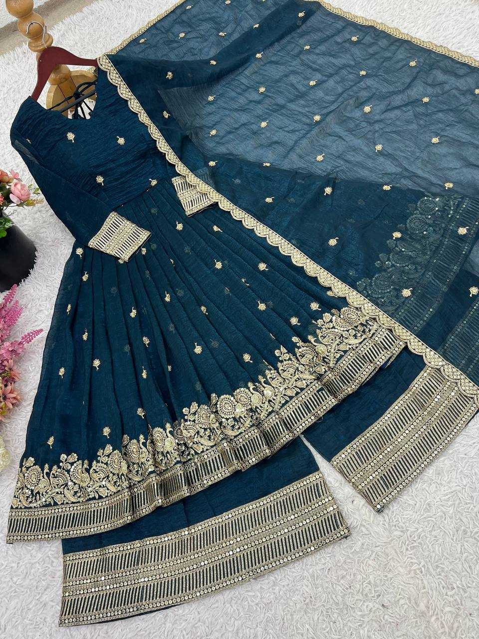 Ynf Crunchi KESH499 521 Suits & Dresses Wholesale Sharara Salwar Suits Anarkali Suits Party wear suits Manufacturer