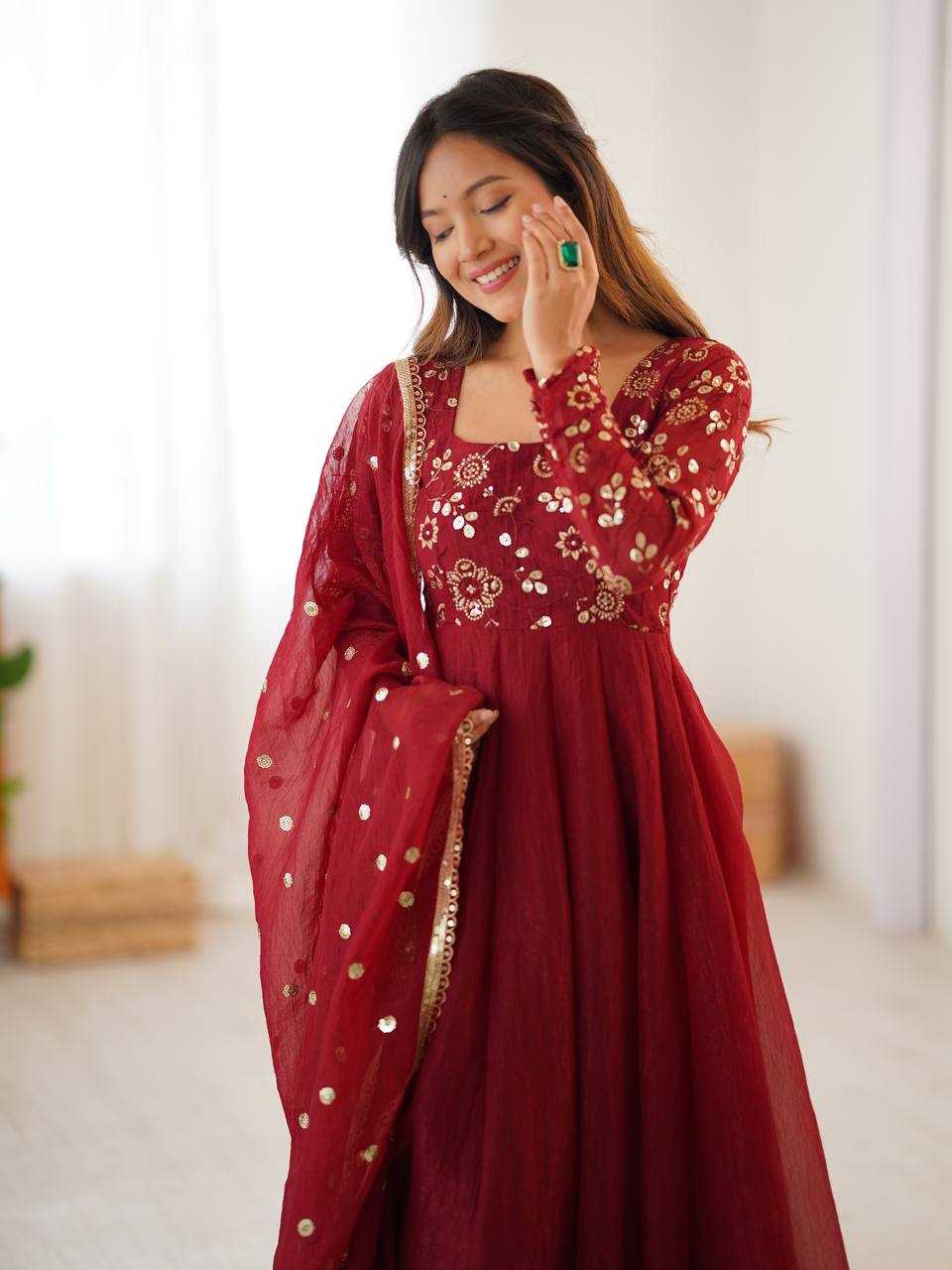 Ynf Crunchi KESH499 5290 Gowns Wholesale Party Wear Gowns Designer Gowns Manufacturer