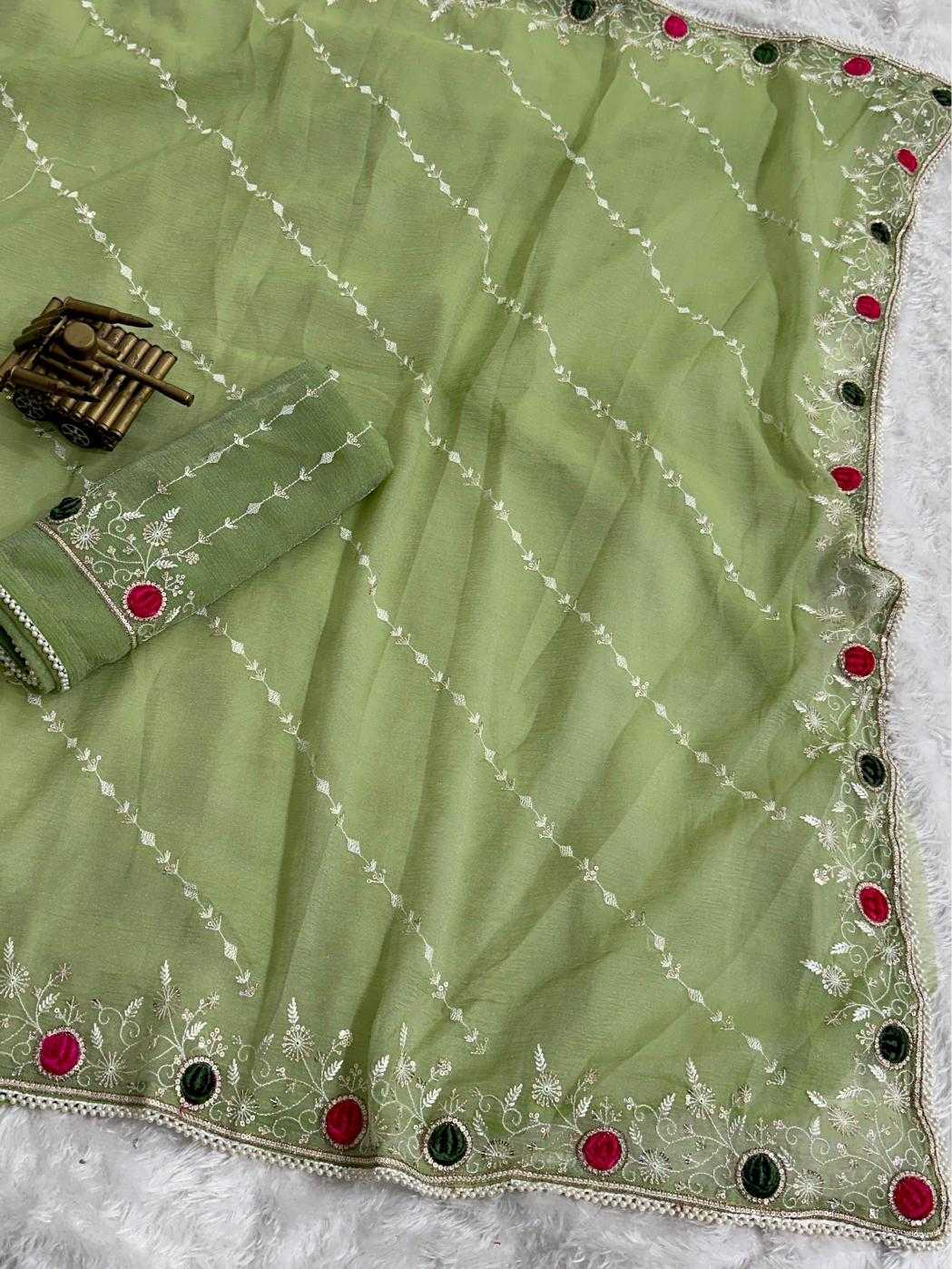 Ynf Crunchi KESH500 Rakhi Sarees Wholesale Designer Sarees Ready To Wear Sarees Party Wear Sarees Manufacturer