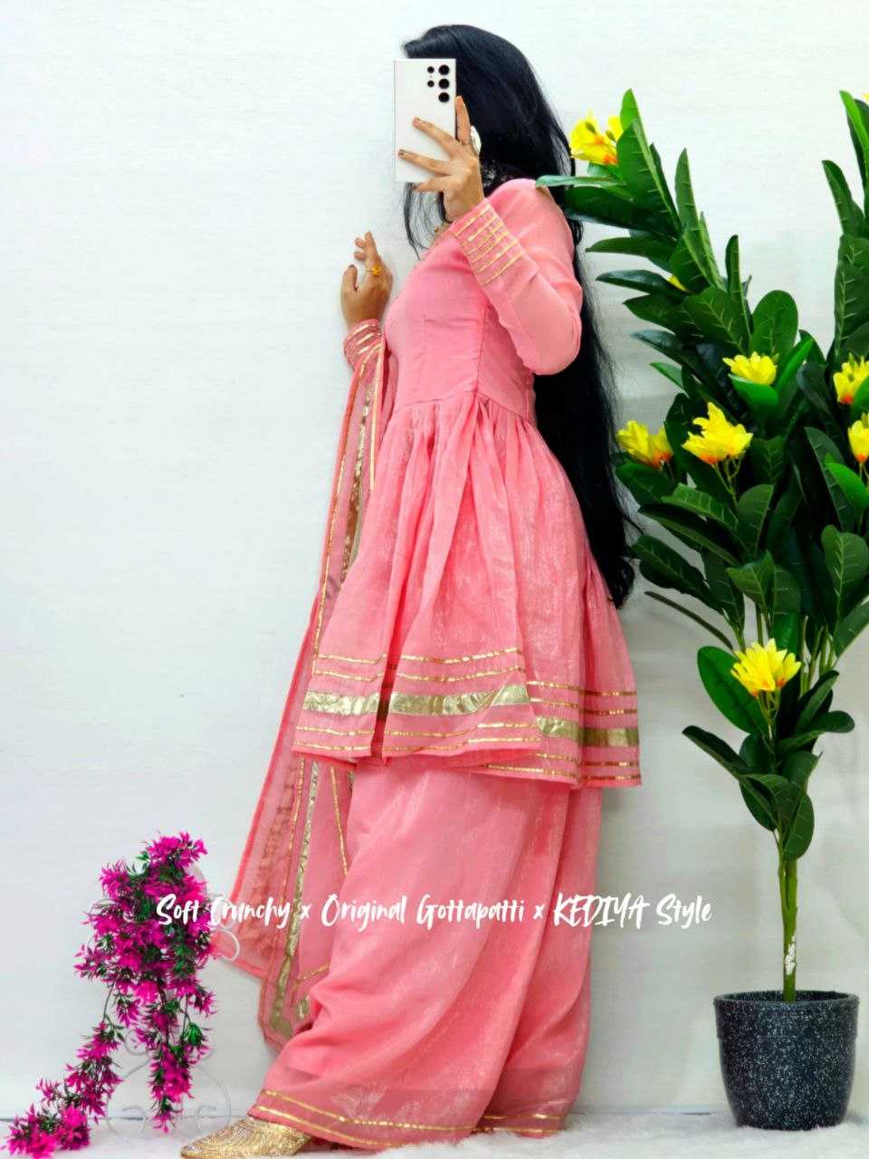 Ynf Crunchi KESH538 1201 Suits & Dresses Wholesale Palazzo Suit Ladies Salwar Suits Manufacturer
