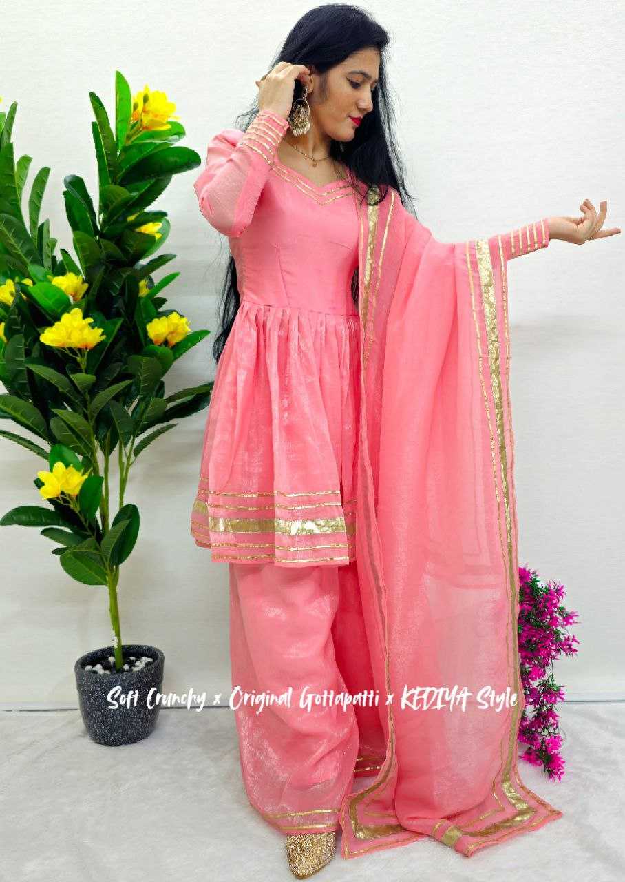Ynf Crunchi KESH538 1201 Suits & Dresses Wholesale Palazzo Suit Ladies Salwar Suits Manufacturer