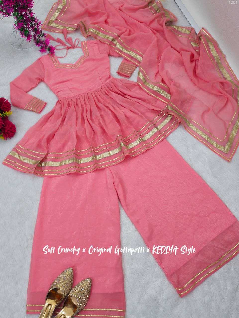 Ynf Crunchi KESH538 1201 Suits & Dresses Wholesale Palazzo Suit Ladies Salwar Suits Manufacturer
