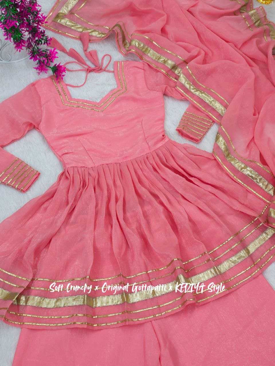 Ynf Crunchi KESH538 1201 Suits & Dresses Wholesale Palazzo Suit Ladies Salwar Suits Manufacturer