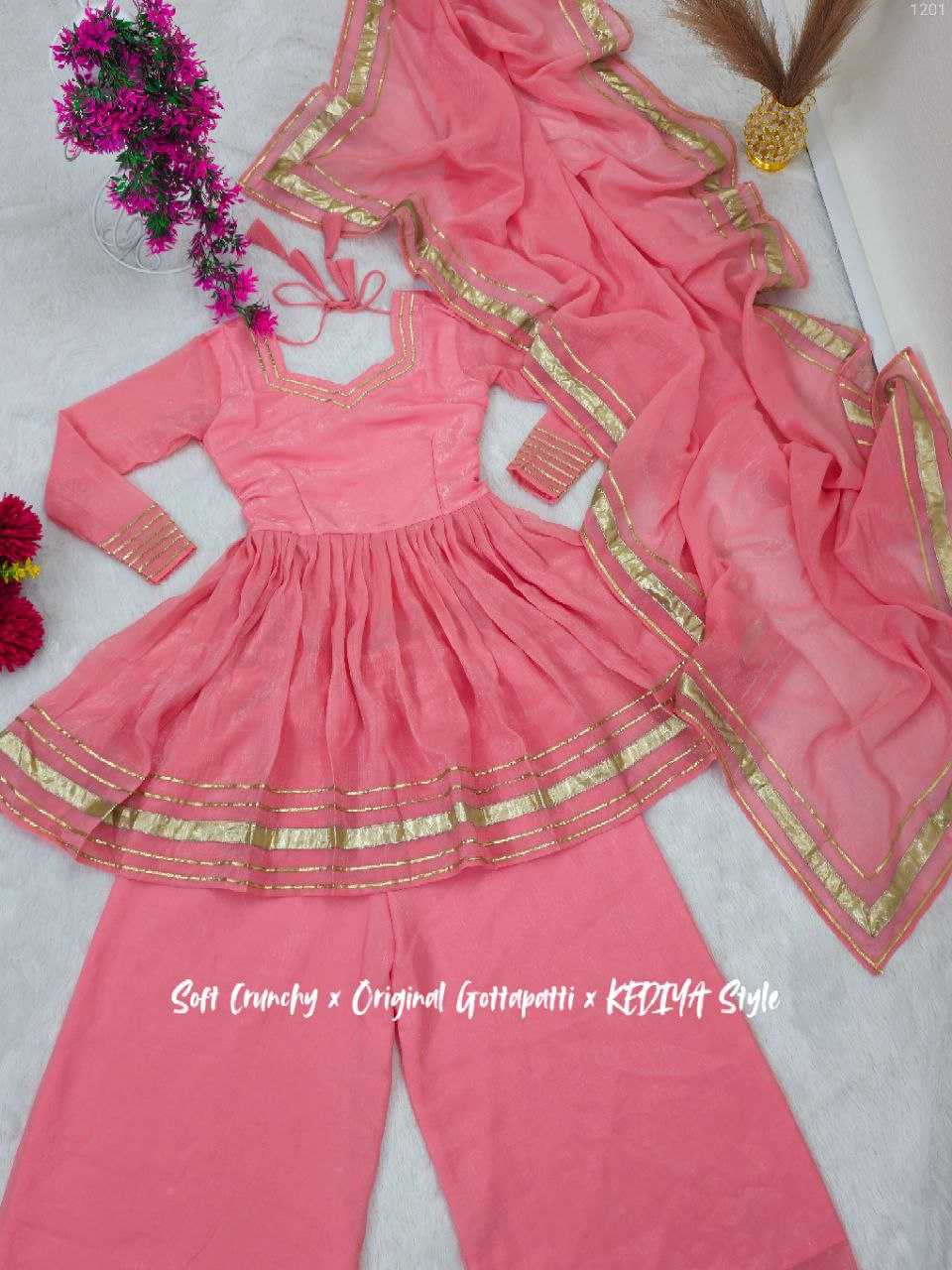 Ynf Crunchi KESH538 1201 Suits & Dresses Wholesale Palazzo Suit Ladies Salwar Suits Manufacturer