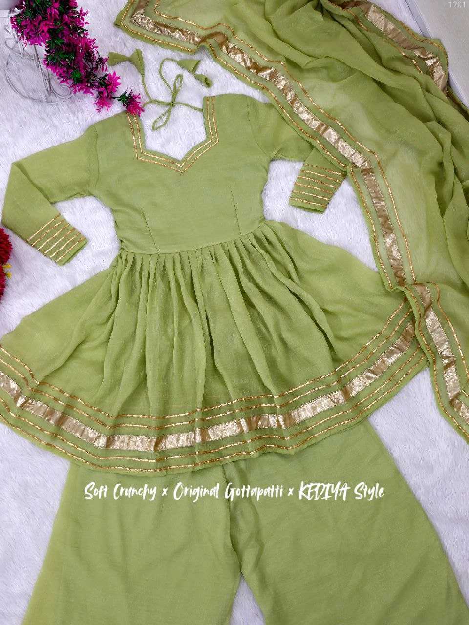 Ynf Crunchi KESH538 1201 Suits & Dresses Wholesale Palazzo Suit Ladies Salwar Suits Manufacturer