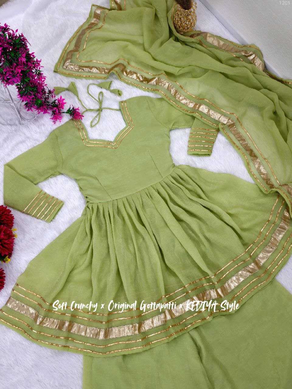 Ynf Crunchi KESH538 1201 Suits & Dresses Wholesale Palazzo Suit Ladies Salwar Suits Manufacturer
