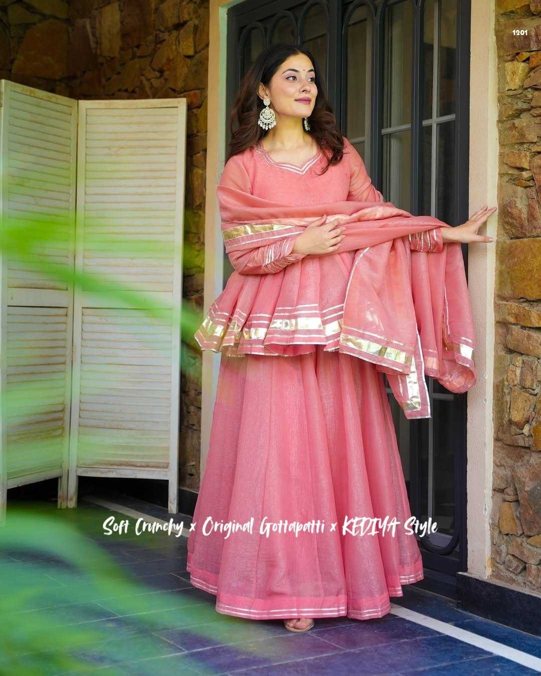 Ynf Crunchi KESH538 1201 Suits & Dresses Wholesale Palazzo Suit Ladies Salwar Suits Manufacturer