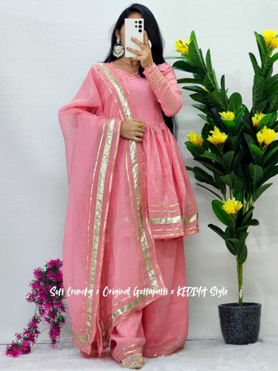 Ynf Crunchi KESH538 1201 Suits & Dresses Wholesale Palazzo Suit Ladies Salwar Suits Manufacturer