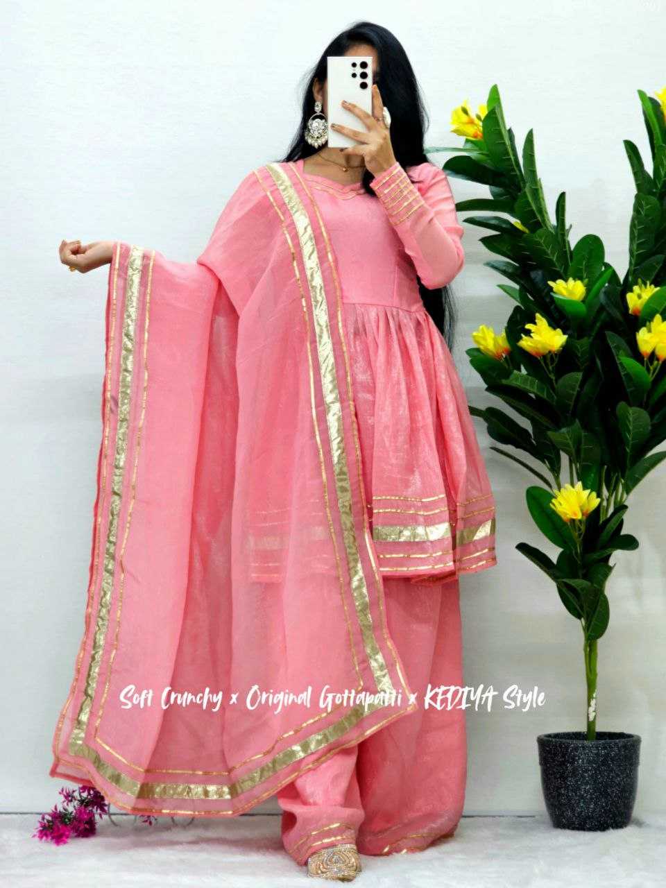 Ynf Crunchi KESH538 1201 Suits & Dresses Wholesale Palazzo Suit Ladies Salwar Suits Manufacturer