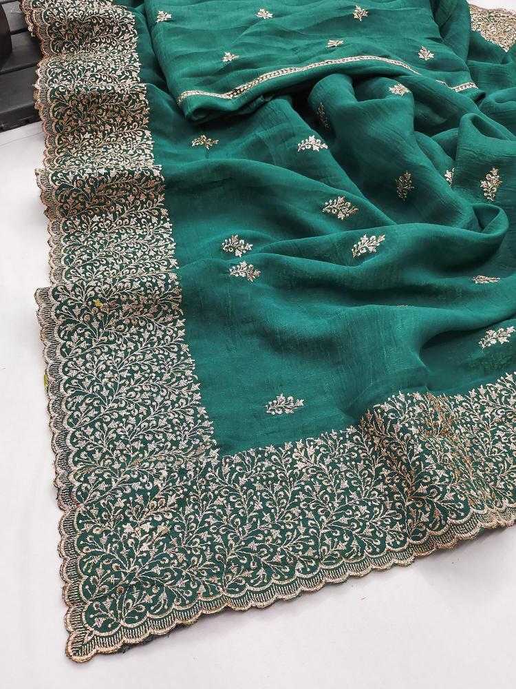 Ynf Crunchi RIN118 HOLA Sarees Wholesale Designer Sarees Embroidered Sarees Cutwork Saree Manufacturer