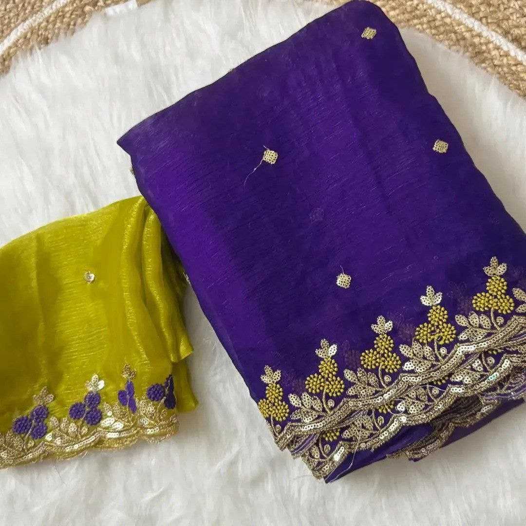 Ynf Crunchi RIN216 krina Sarees Wedding Collections Festive Collections Wholesale Sequence Sarees Embroidered Sarees Sarees With Blouse Manufacturer
