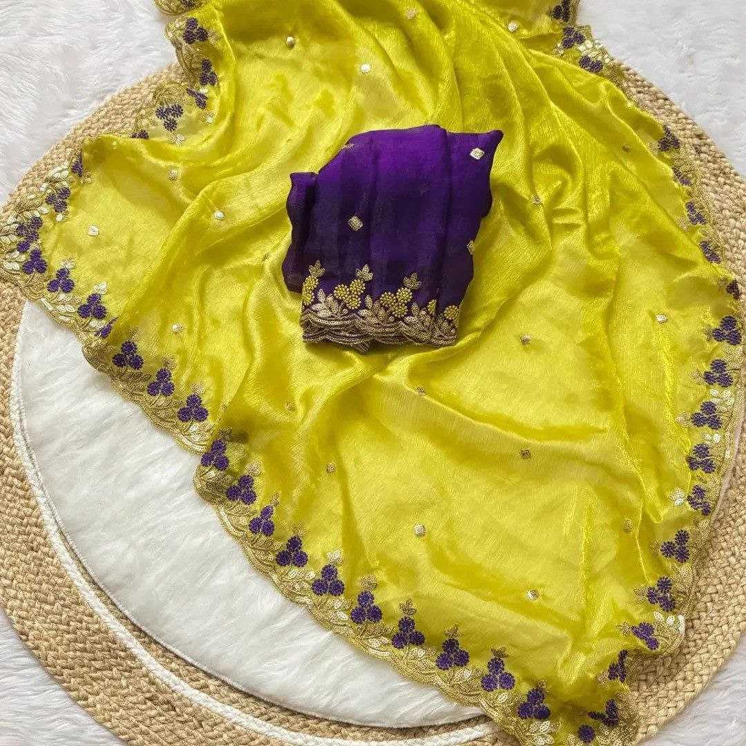 Ynf Crunchi RIN216 krina Sarees Wedding Collections Festive Collections Wholesale Sequence Sarees Embroidered Sarees Sarees With Blouse Manufacturer