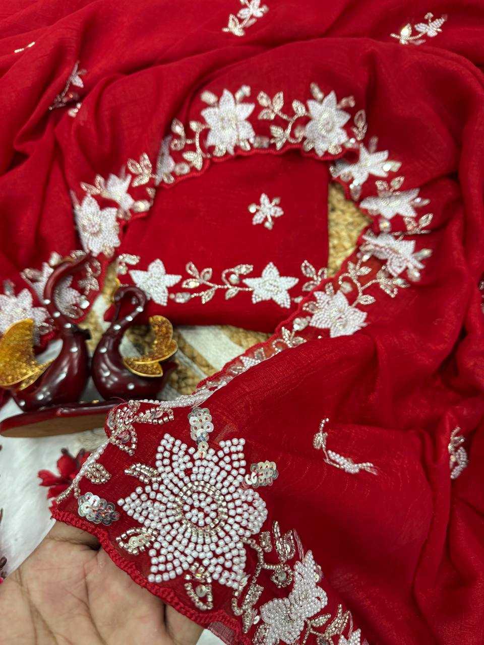 Ynf Crush Silk KESH151 5485 Sarees Wedding Collections Festive Collections Wholesale Party Wear Sarees Sequins Work Saree Sarees With Blouse Manufacturer