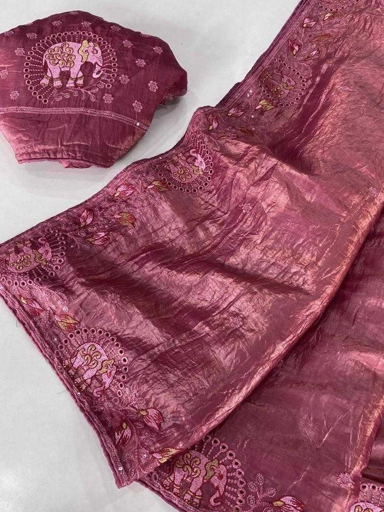 Ynf Crush Silk KESH249 Charvi Silk Sarees Wholesale Designer Silk Sarees Silk Sarees For Weddings Embroidered Silk Sarees Manufacturer