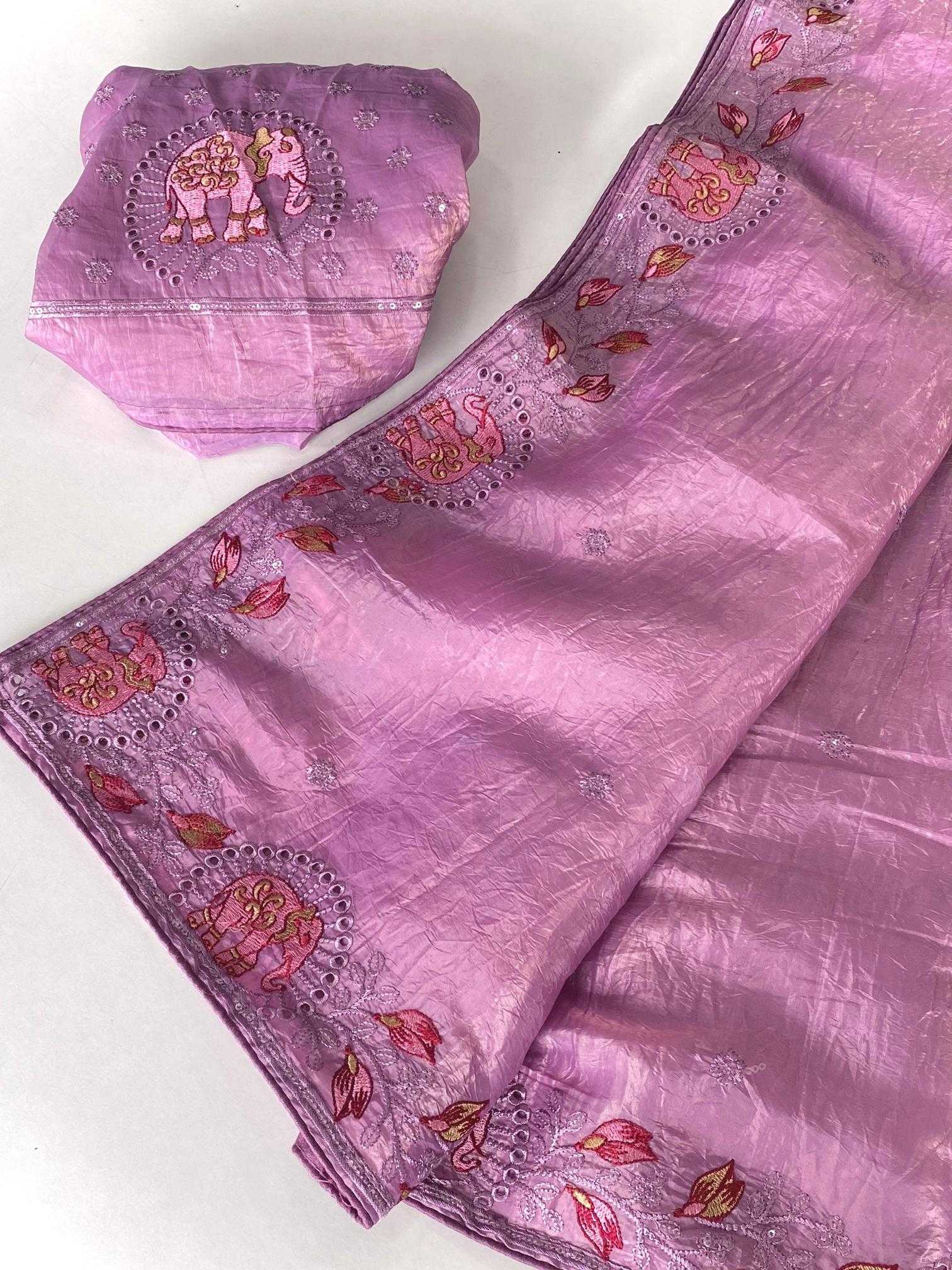 Ynf Crush Silk KESH249 Charvi Silk Sarees Wholesale Designer Silk Sarees Silk Sarees For Weddings Embroidered Silk Sarees Manufacturer