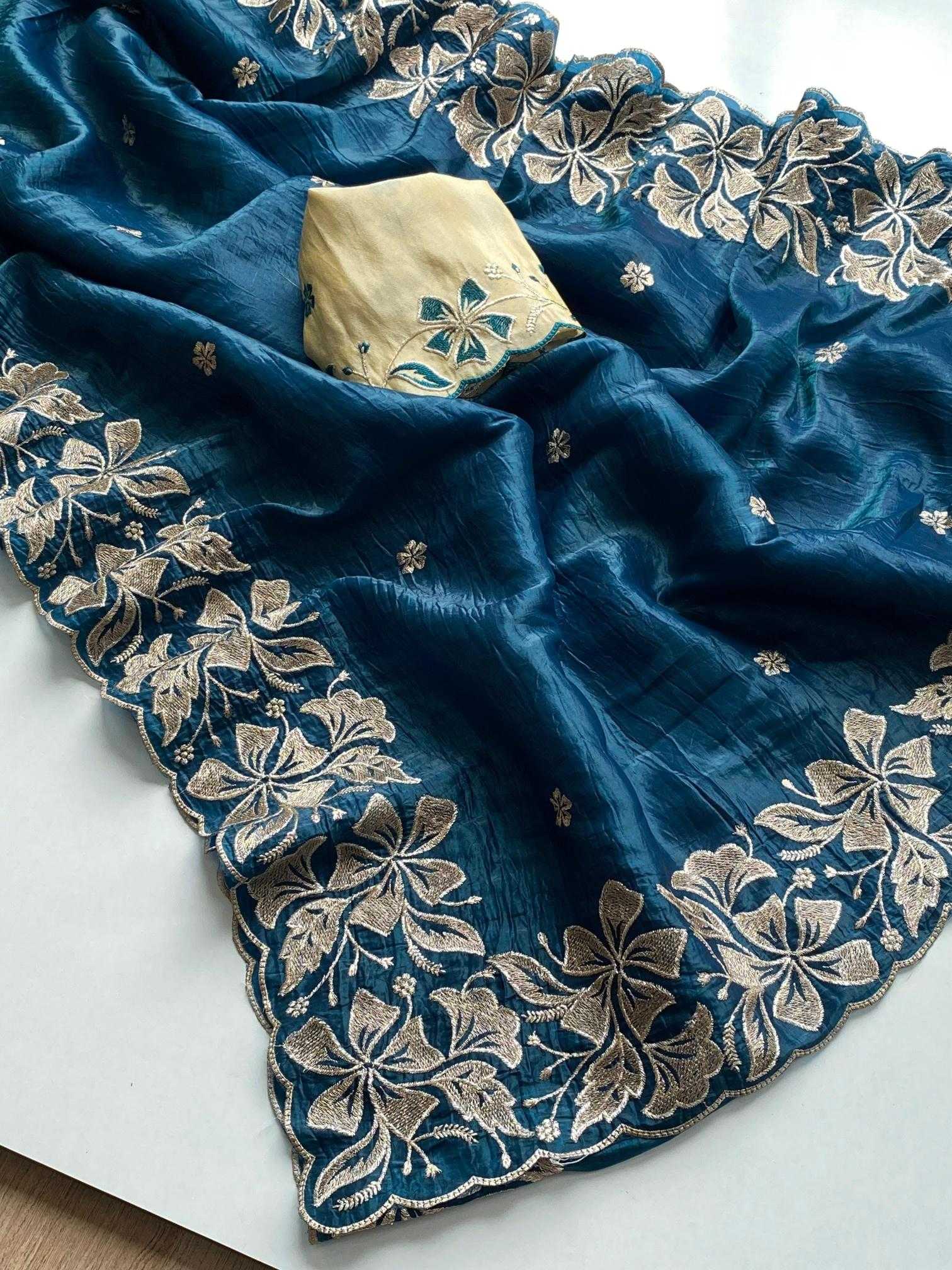 Ynf Crush Silk KESH249 Poonam Silk Sarees Wholesale Designer Silk Sarees Silk Sarees For Weddings Embroidered Silk Sarees Manufacturer