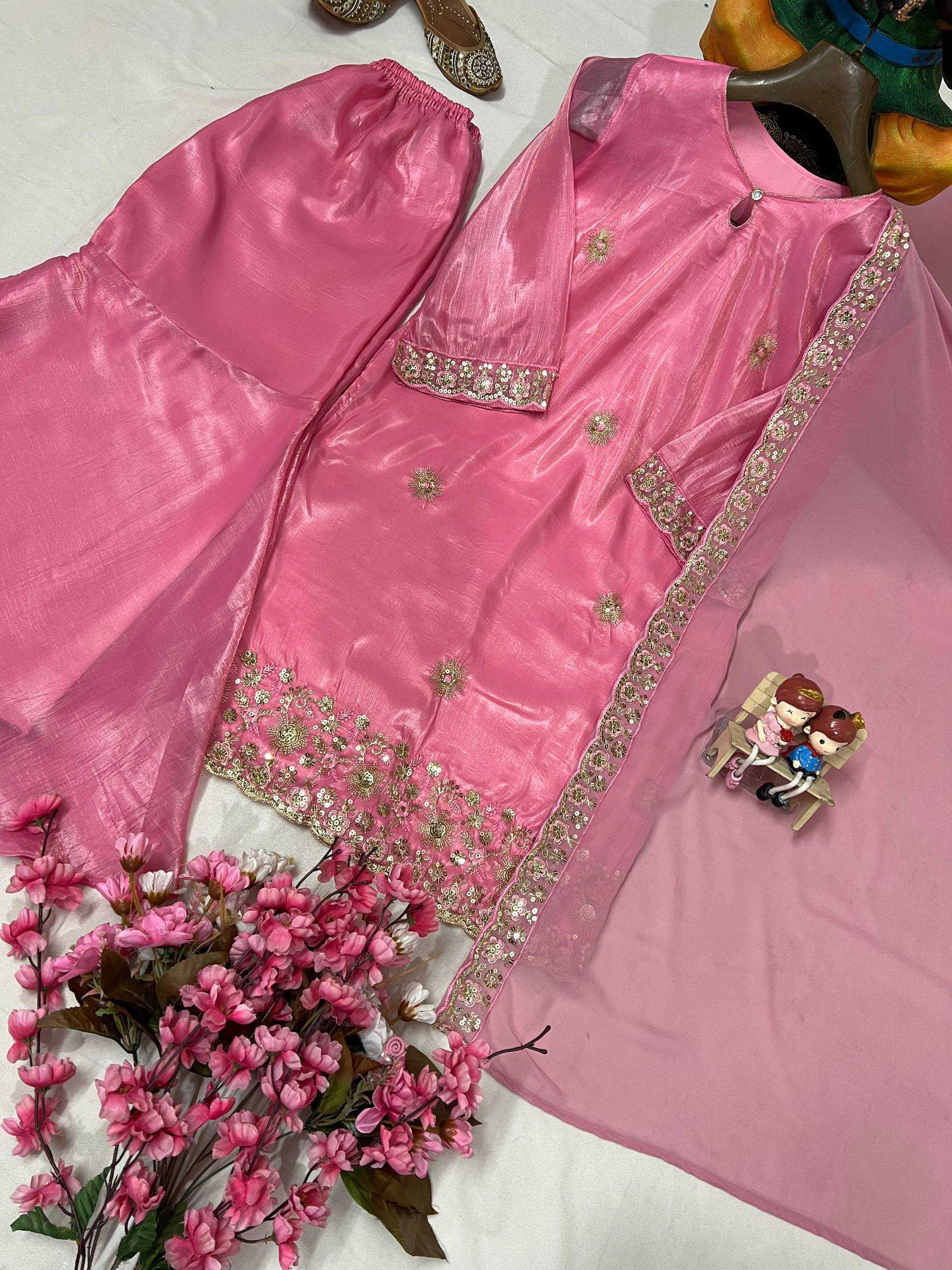 Ynf Crush Silk KESH492 1381 Suits & Dresses Wholesale Sharara Salwar Suits Party wear suits Silk Suits Manufacturer