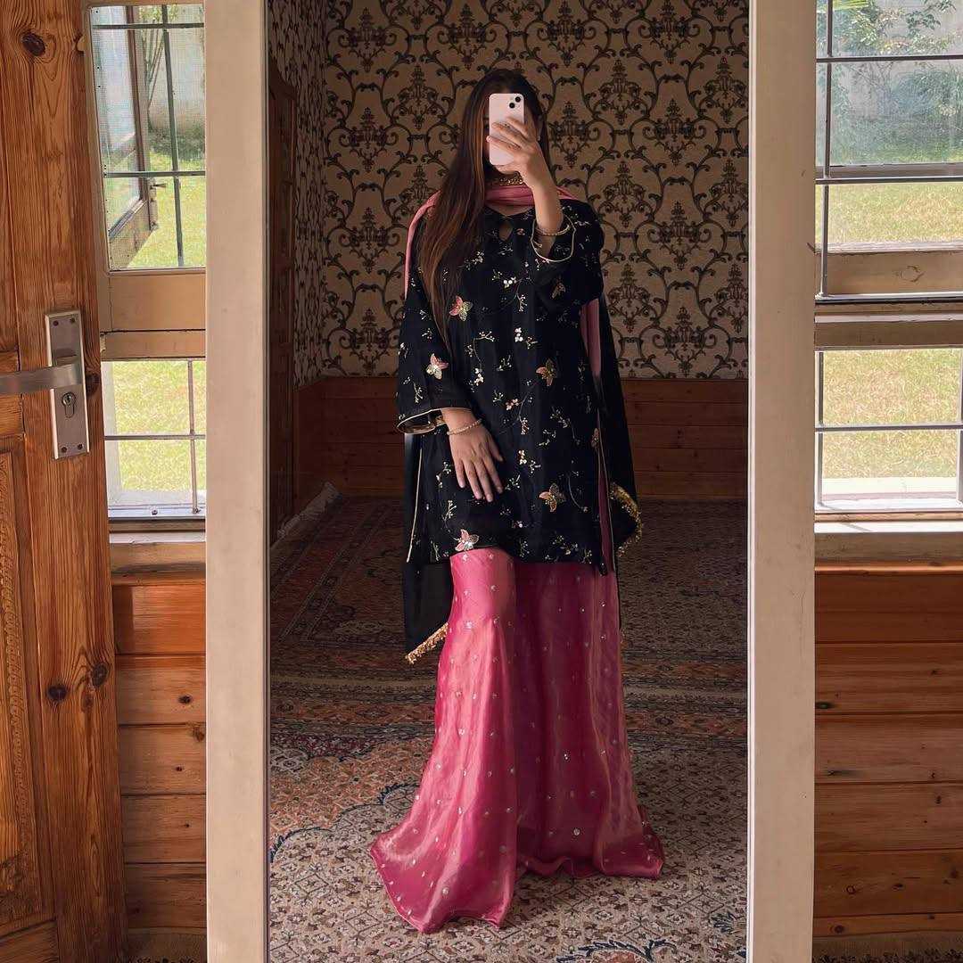 Ynf Crush Silk KESH528 2018 Suits & Dresses Wedding Collections Festive Collections Wholesale Embroidery Suits Palazzo Suit Ladies Silk Suit Manufacturer