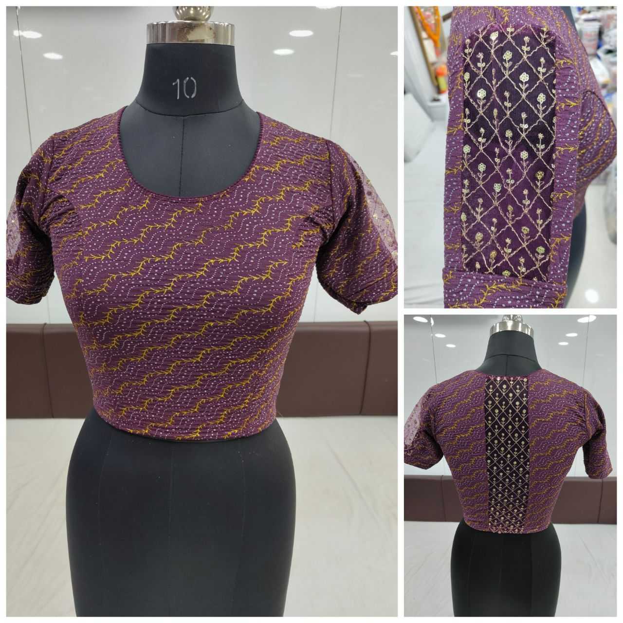 Ynf Crush Silk KESH535 NAINA Readymade Blouses Wholesale Blouse Designer Blouse Embroidered Blouses Manufacturer