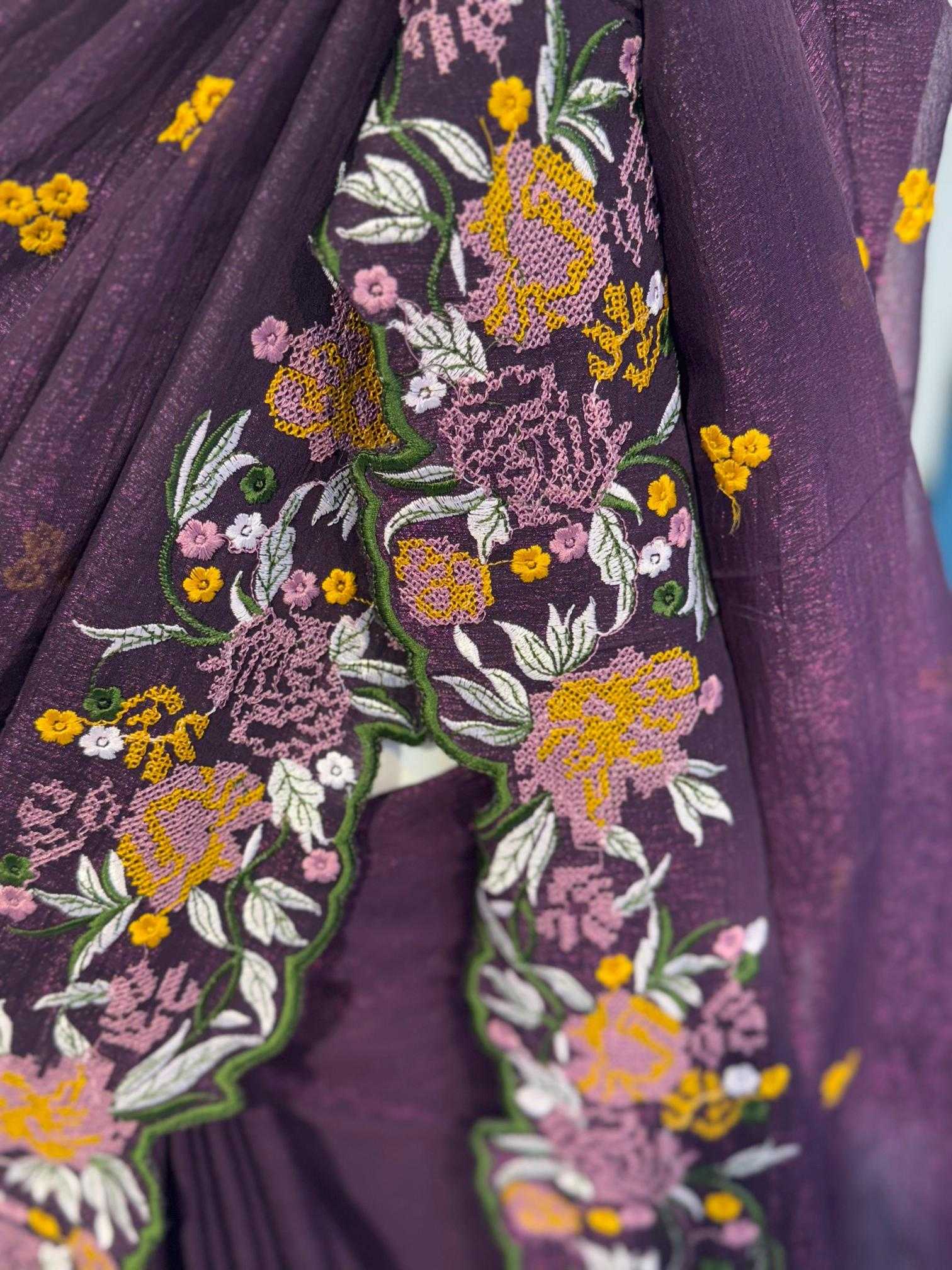 Ynf Crush Silk RIN118 SANIA Silk Sarees Wholesale Party Wear Silk Sarees Designer Silk Sarees Embroidered Silk Sarees Manufacturer