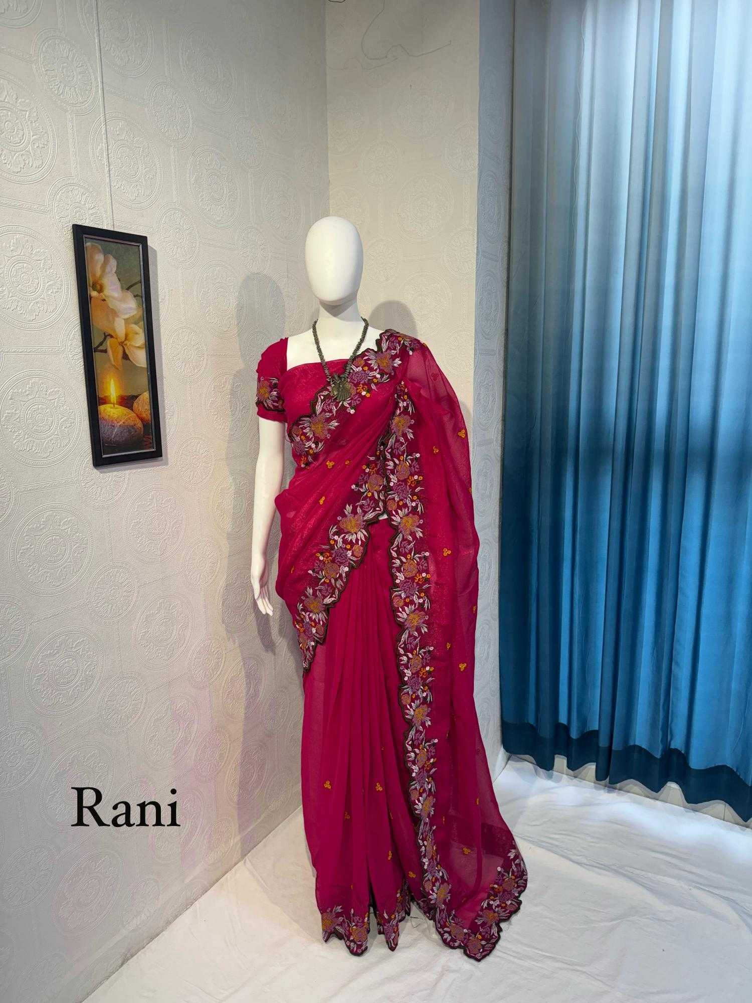 Ynf Crush Silk RIN118 SANIA Silk Sarees Wholesale Party Wear Silk Sarees Designer Silk Sarees Embroidered Silk Sarees Manufacturer