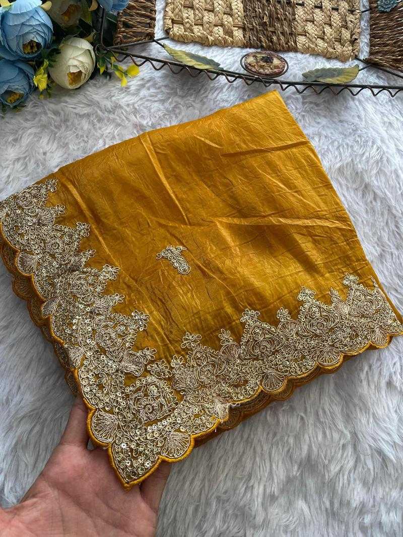 Ynf Crush Silk RIN134 MANISHA Silk Sarees Wedding Collections Wholesale Soft Silk Sarees Embroidered Silk Sarees Haldi Outfits Manufacturer