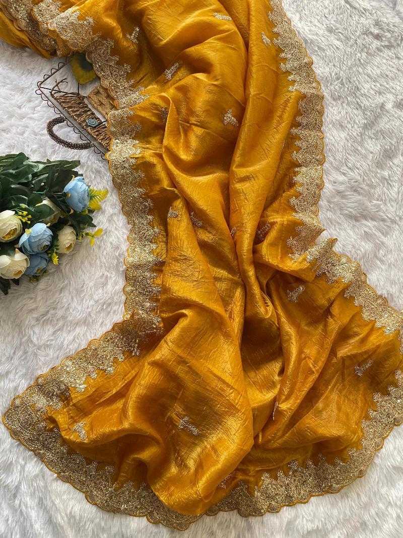 Ynf Crush Silk RIN134 MANISHA Silk Sarees Wedding Collections Wholesale Soft Silk Sarees Embroidered Silk Sarees Haldi Outfits Manufacturer
