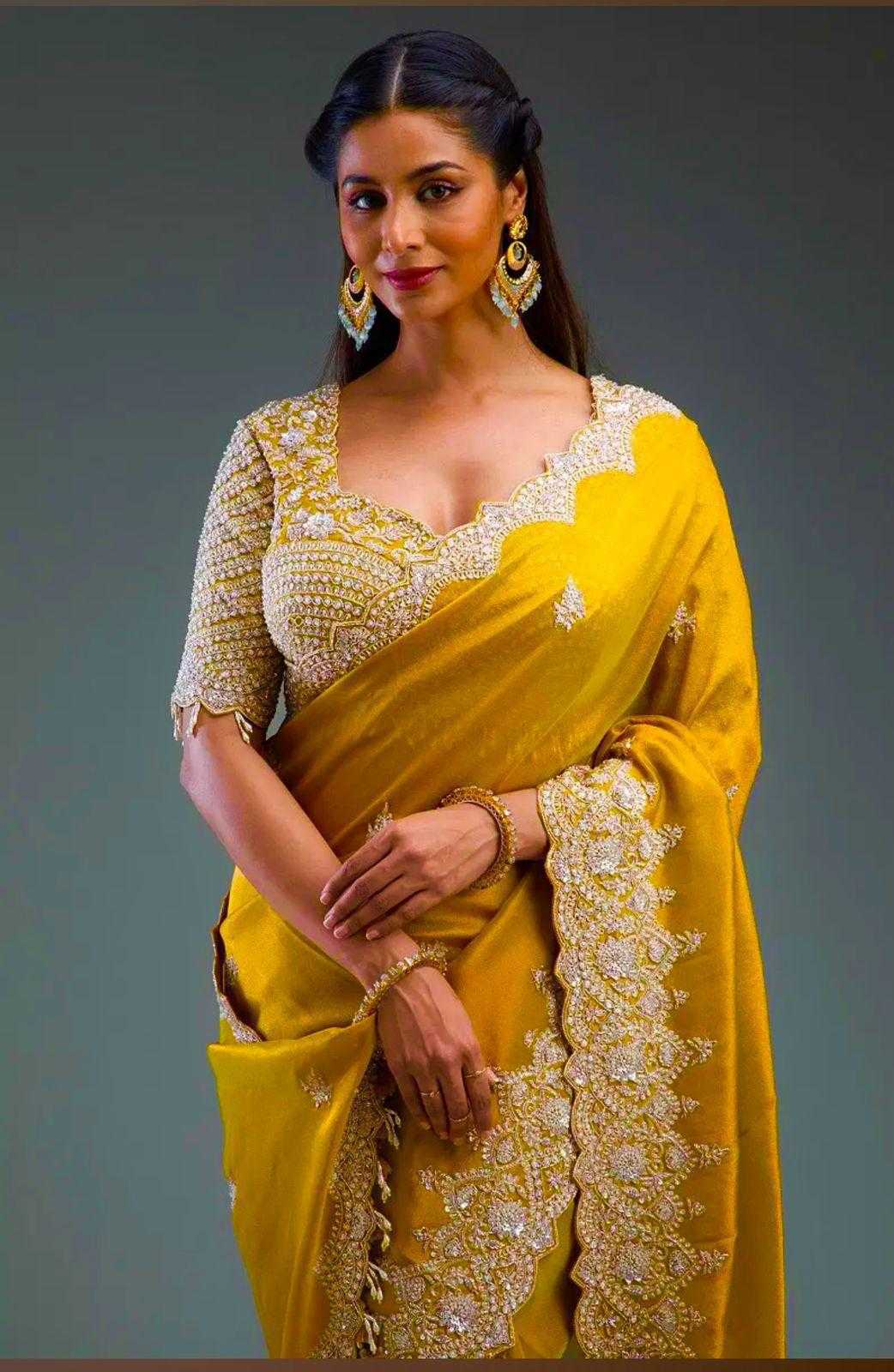 Ynf Crush Silk RIN134 MANISHA Silk Sarees Wedding Collections Wholesale Soft Silk Sarees Embroidered Silk Sarees Haldi Outfits Manufacturer