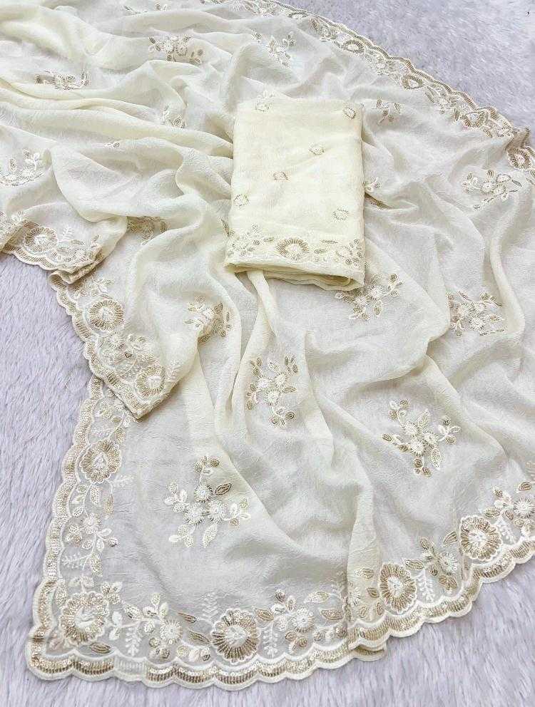 Ynf Crush Silk RIN198 AQUARE Silk Sarees Wholesale Designer Silk Sarees Fancy Silk Sarees Embroidered Silk Sarees Manufacturer