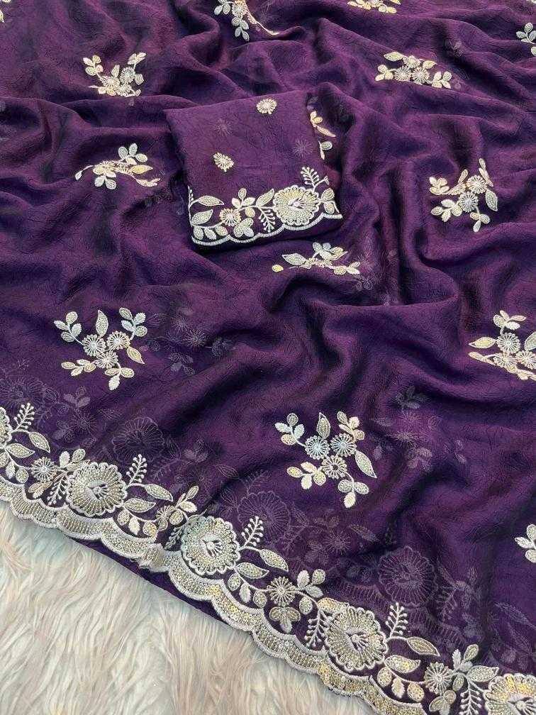 Ynf Crush Silk RIN198 DIAMOND Silk Sarees Wholesale Designer Silk Sarees Fancy Silk Sarees Embroidered Silk Sarees Manufacturer