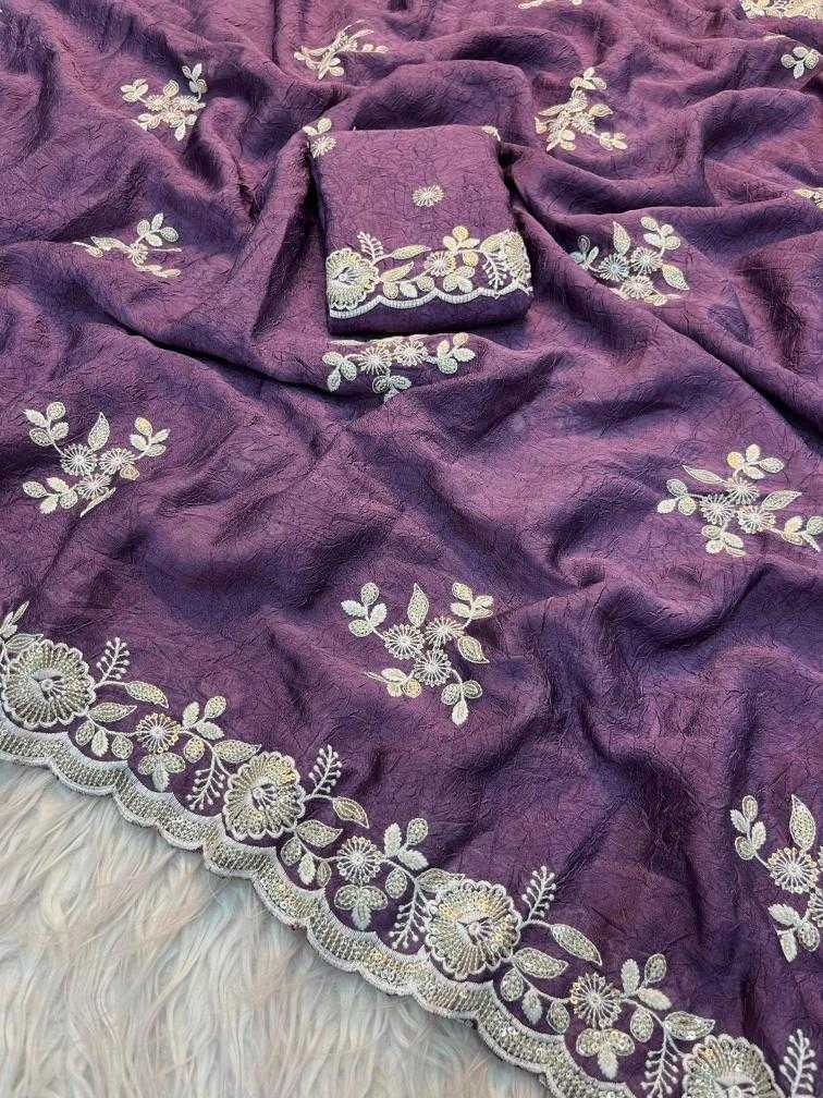 Ynf Crush Silk RIN198 DIAMOND Silk Sarees Wholesale Designer Silk Sarees Fancy Silk Sarees Embroidered Silk Sarees Manufacturer