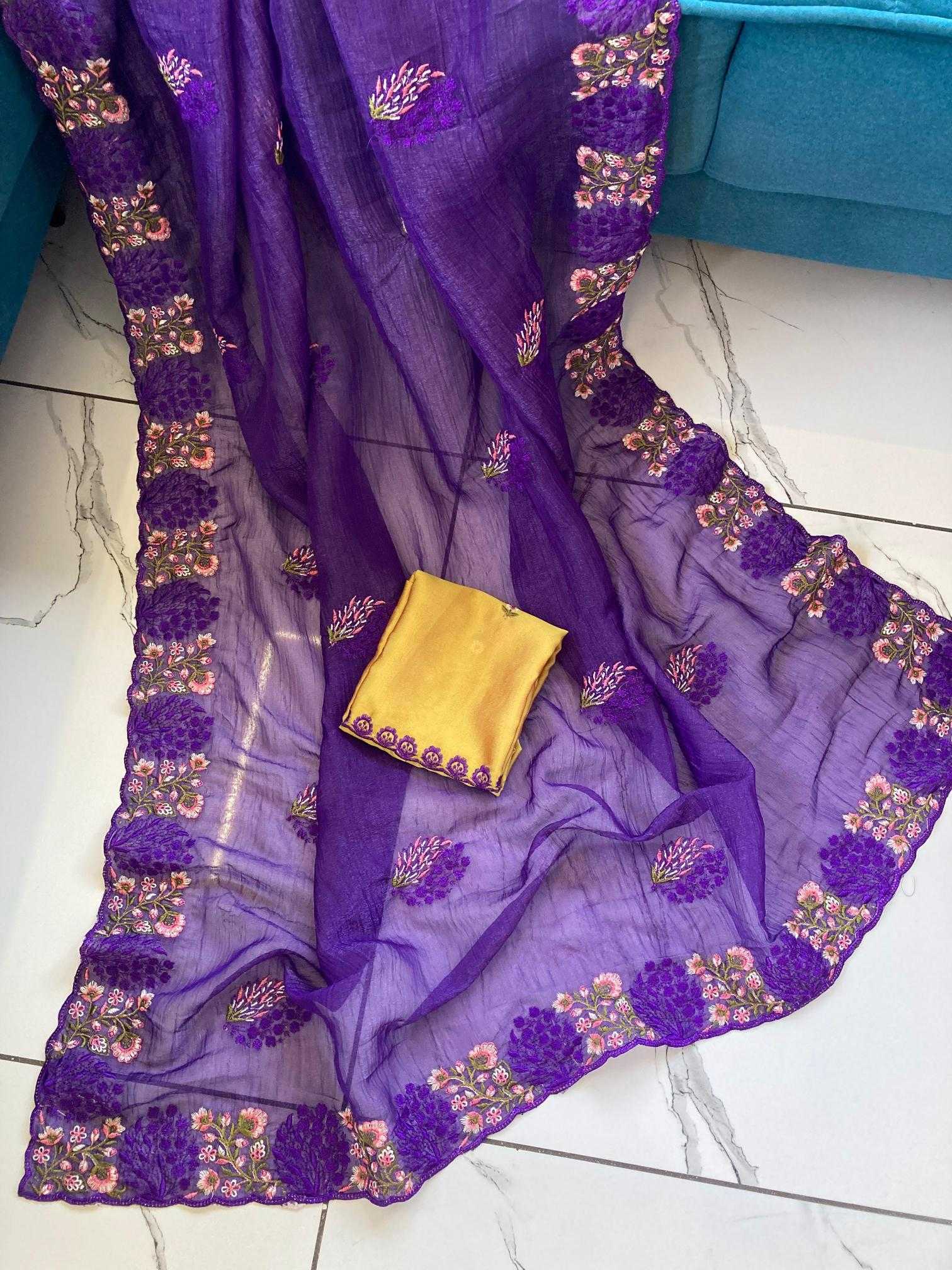 Ynf Crush Silk RIN198 LIZA Silk Sarees Wholesale Designer Silk Sarees Silk Sarees For Weddings Embroidered Silk Sarees Manufacturer