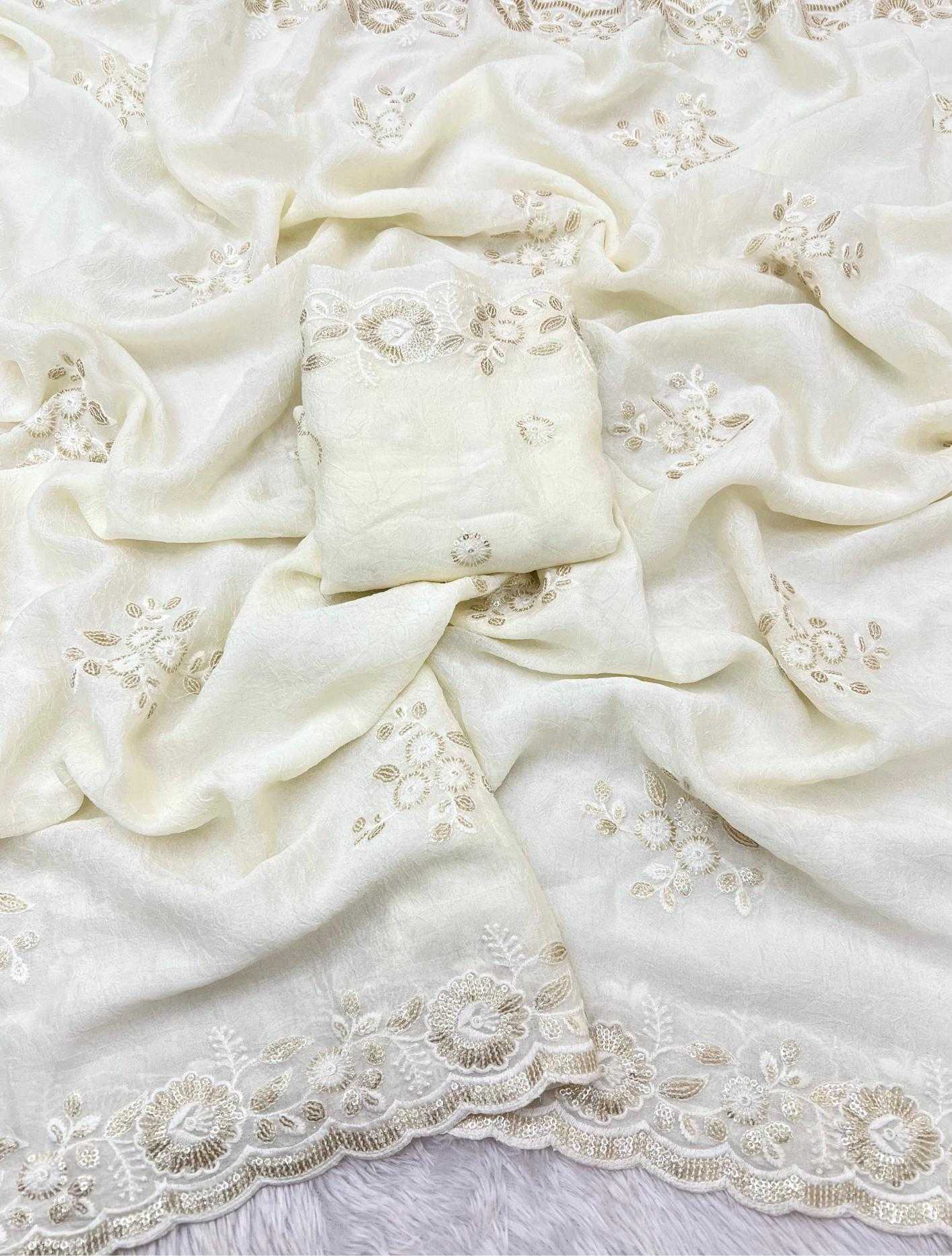 Ynf Crush Silk RIN198 WETRO Silk Sarees Wholesale Designer Silk Sarees Silk Sarees For Weddings Embroidered Silk Sarees Manufacturer