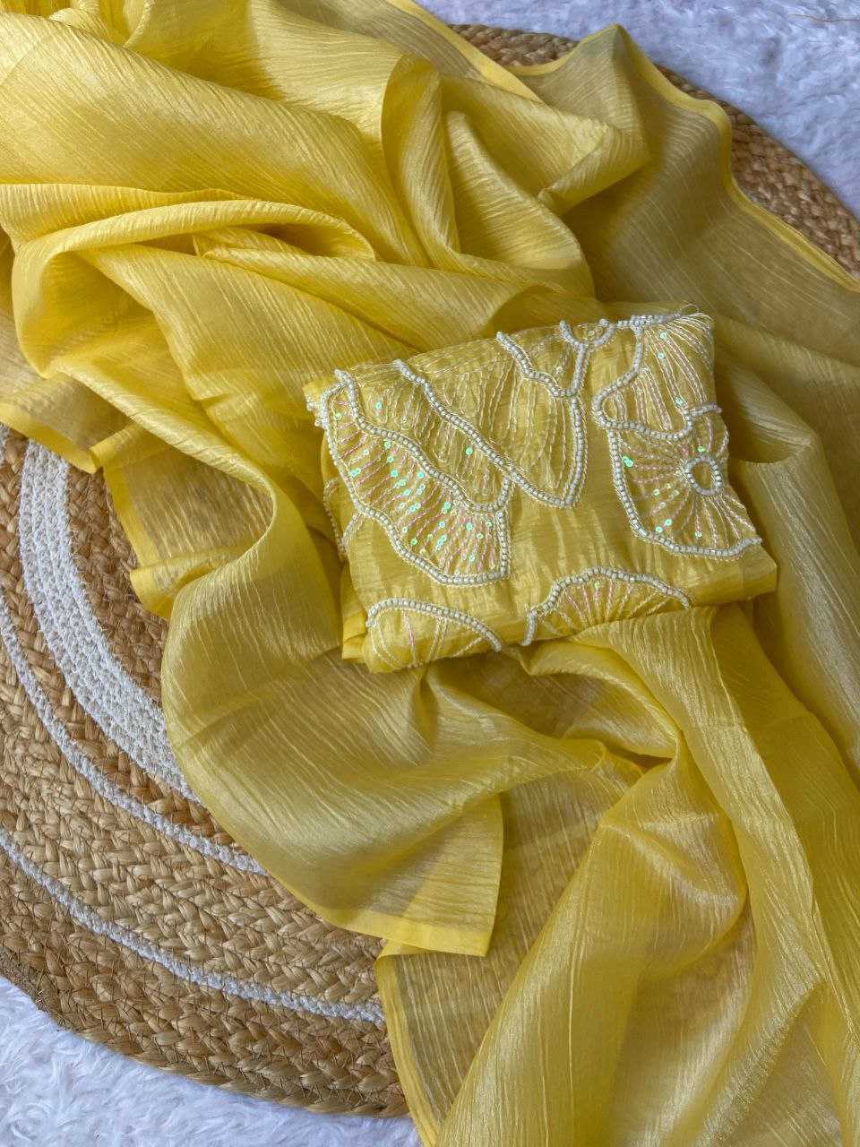 Ynf Crush Silk RIN216 Jyoti Sarees Wholesale Party Wear Sarees Fancy Sarees Plain Sarees Manufacturer
