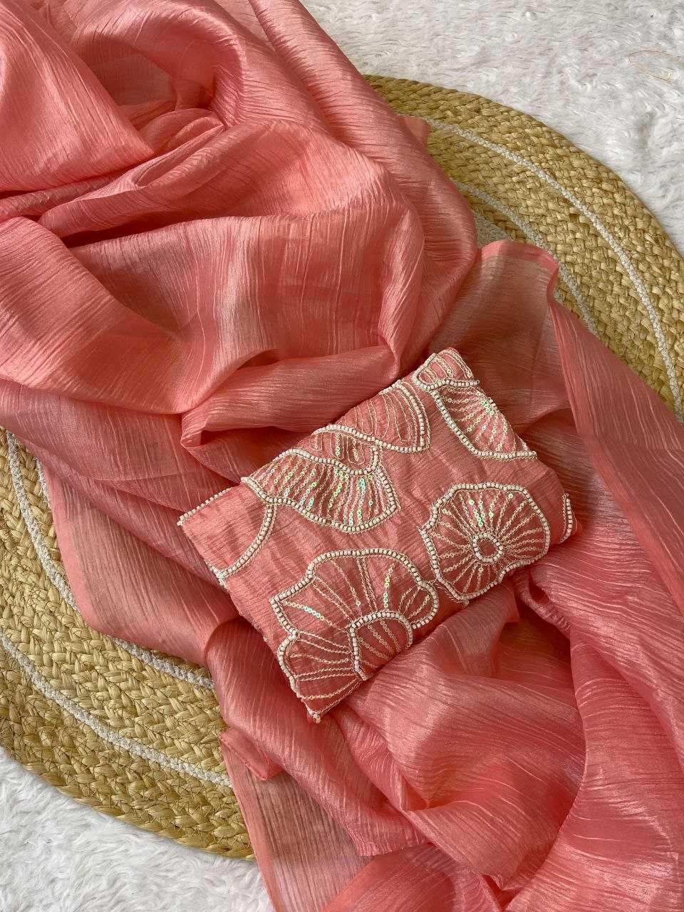 Ynf Crush Silk RIN216 Jyoti Sarees Wholesale Party Wear Sarees Fancy Sarees Plain Sarees Manufacturer