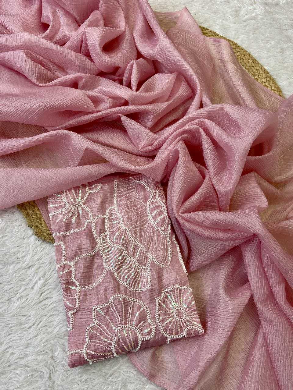 Ynf Crush Silk RIN216 Jyoti Sarees Wholesale Party Wear Sarees Fancy Sarees Plain Sarees Manufacturer