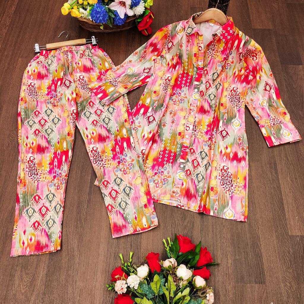 Ynf Delta lycra KESH540 MAA KHODAL Western Wears Wholesale Co-ord Set Manufacturer