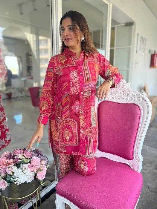 Ynf Delta lycra KESH540 MAA KHODAL Western Wears Wholesale Co-ord Set Manufacturer