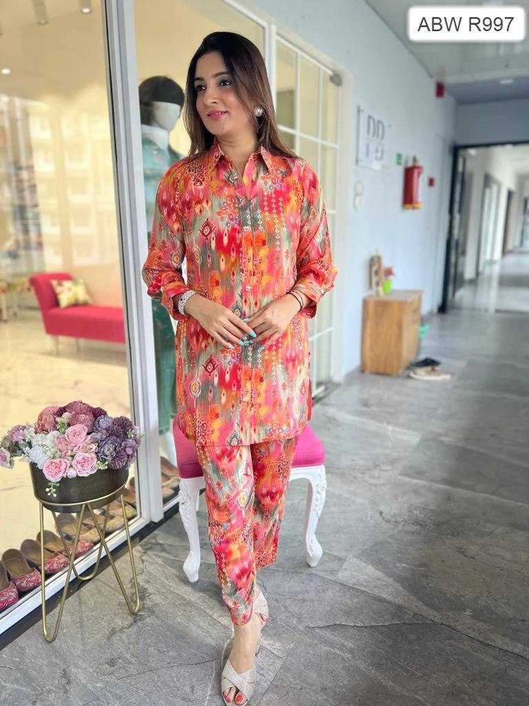 Ynf Delta lycra KESH540 MAA KHODAL Western Wears Wholesale Co-ord Set Manufacturer