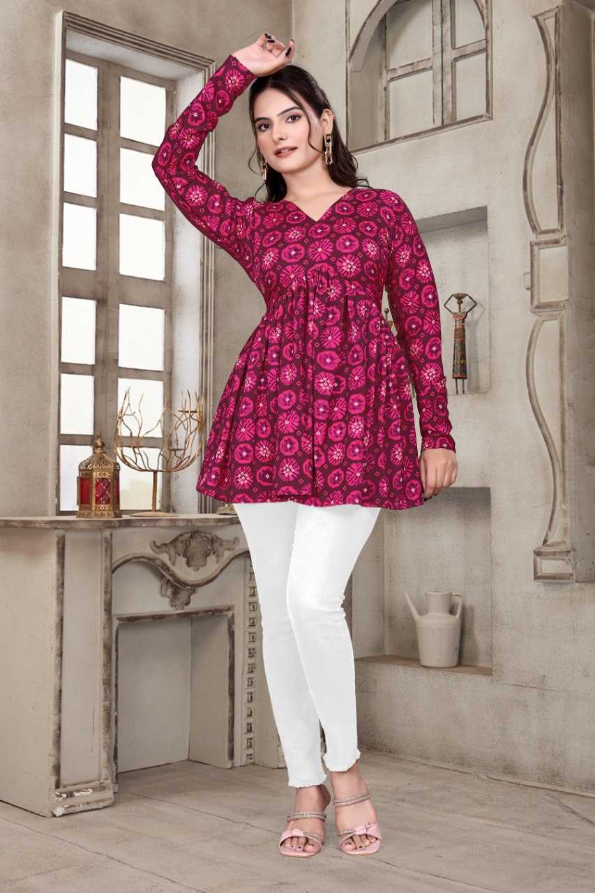 Ynf Delta Silk KESH559 1005 Western Wears Wholesale Tops Manufacturer