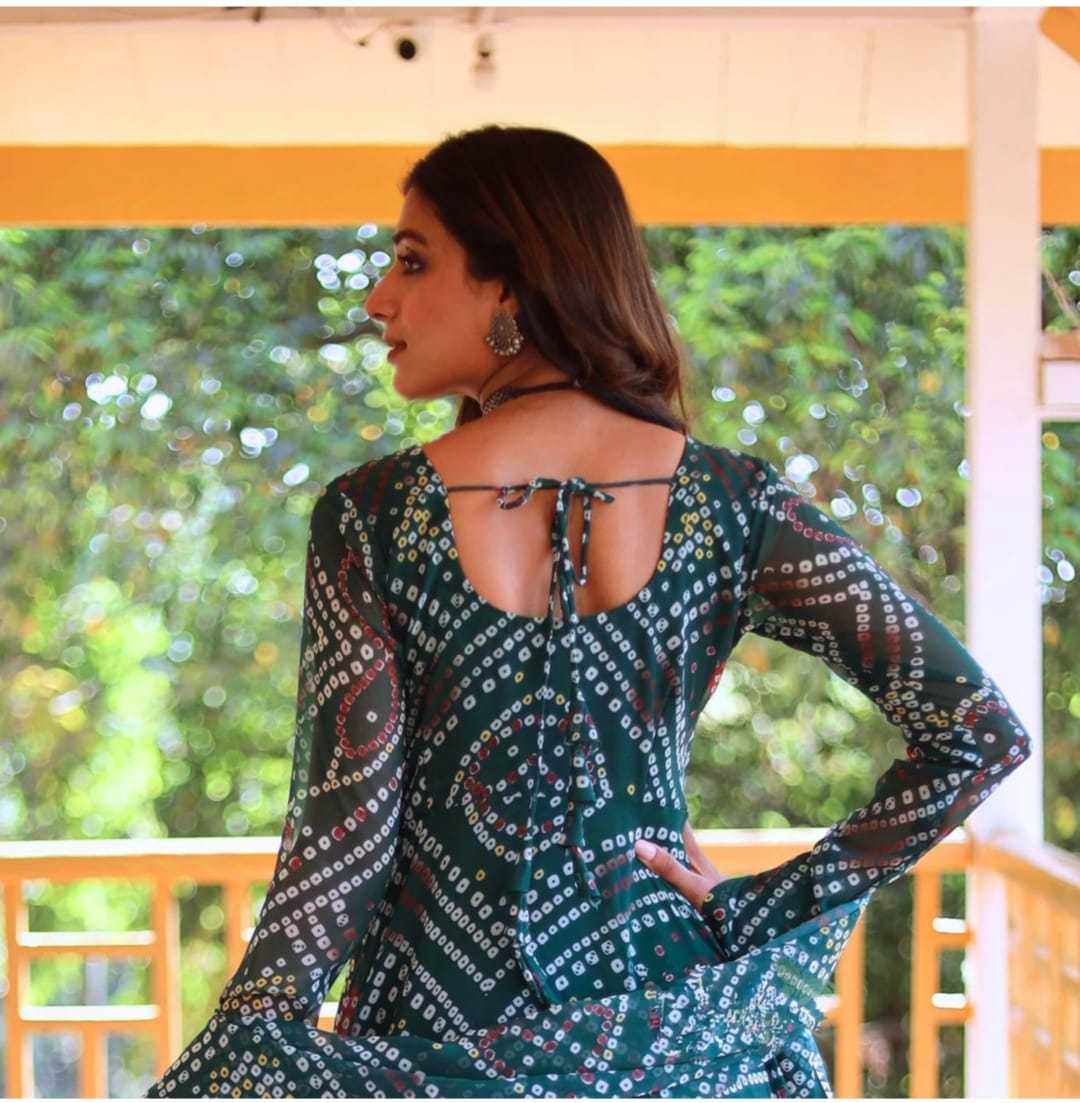 Ynf Delta Silk KESH559 345 Gowns Western Wears Festive Collections Wholesale Printed Gowns Silk Gowns Gown With Dupatta Manufacturer