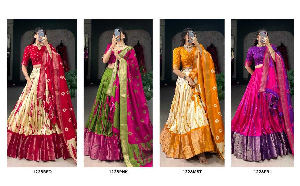 Ynf Dola Silk KESH134 1228 Lehengas Festive Collections Wholesale Silk Lehenga Zari Work Lehenga Onam Collections Manufacturer