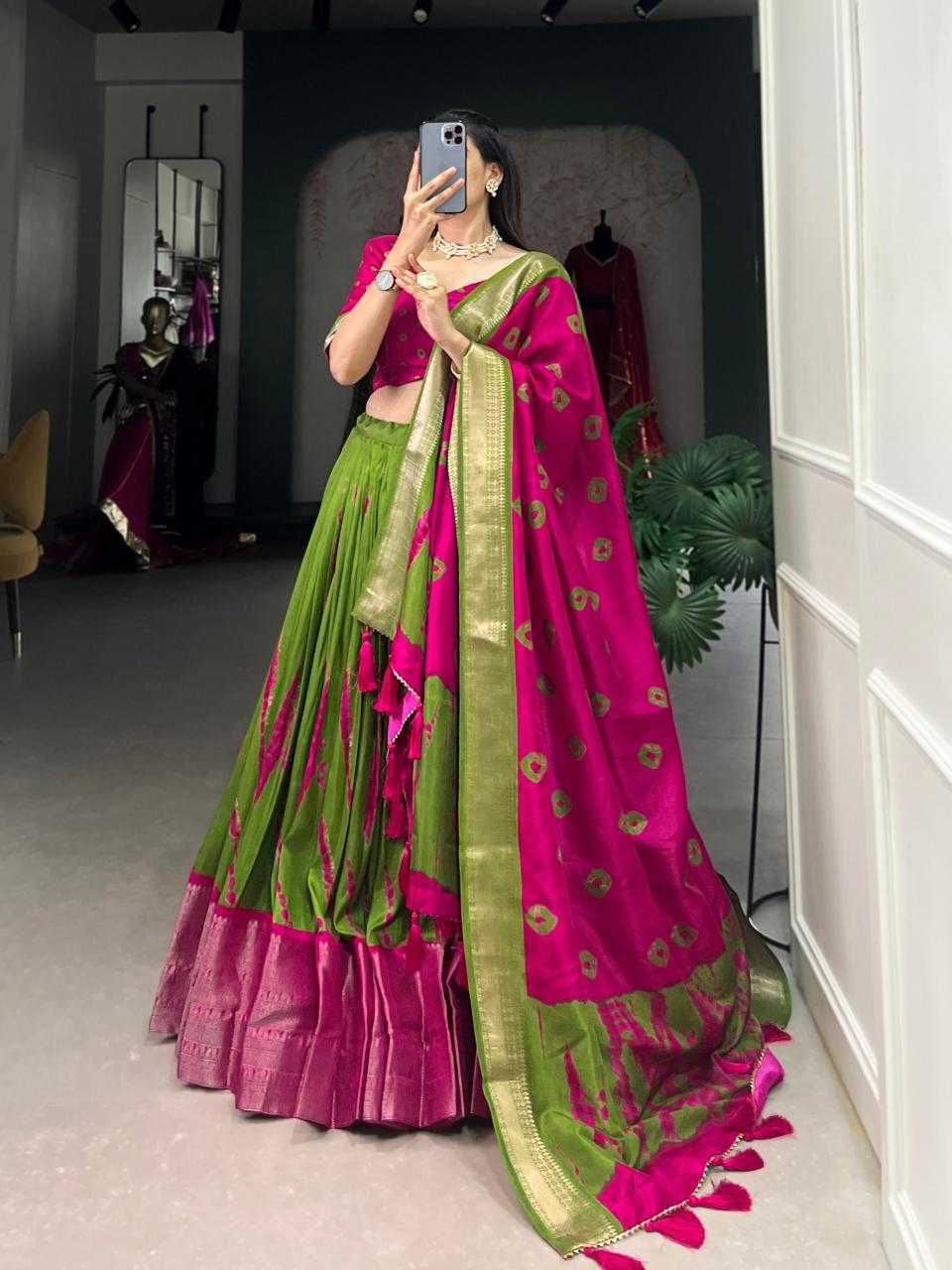 Ynf Dola Silk KESH134 1228 Lehengas Festive Collections Wholesale Silk Lehenga Zari Work Lehenga Onam Collections Manufacturer