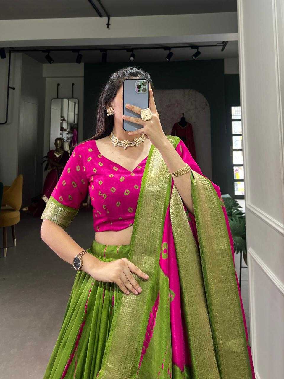 Ynf Dola Silk KESH134 1228 Lehengas Festive Collections Wholesale Silk Lehenga Zari Work Lehenga Onam Collections Manufacturer