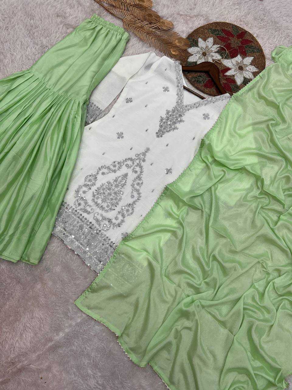 Ynf Dola Silk KESH159 1355 Suits & Dresses Wholesale Ladies Suits Embroidery Suits Palazzo Suit Party wear suits Manufacturer