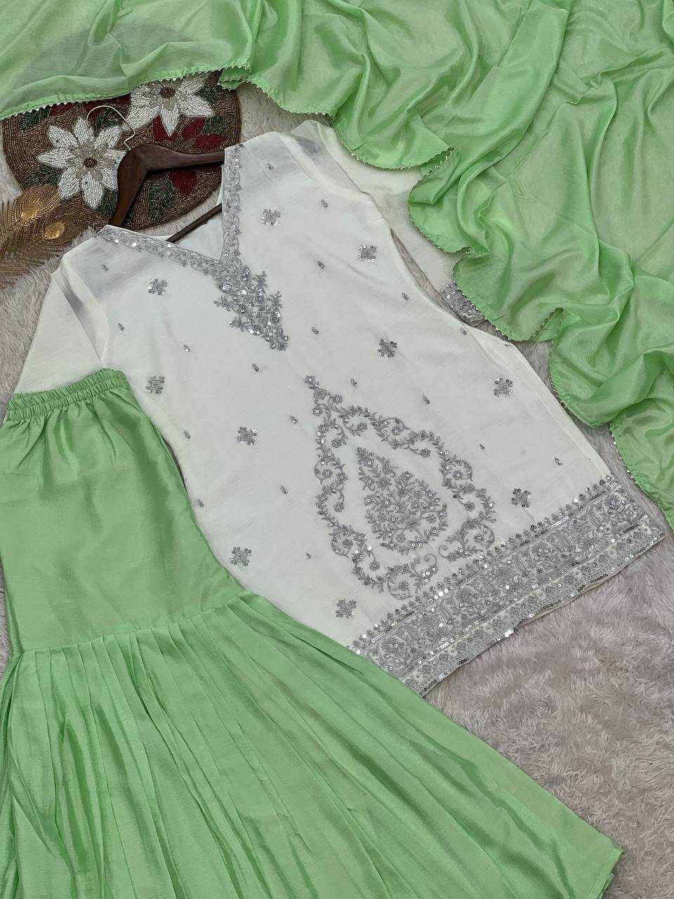 Ynf Dola Silk KESH159 1355 Suits & Dresses Wholesale Ladies Suits Embroidery Suits Palazzo Suit Party wear suits Manufacturer